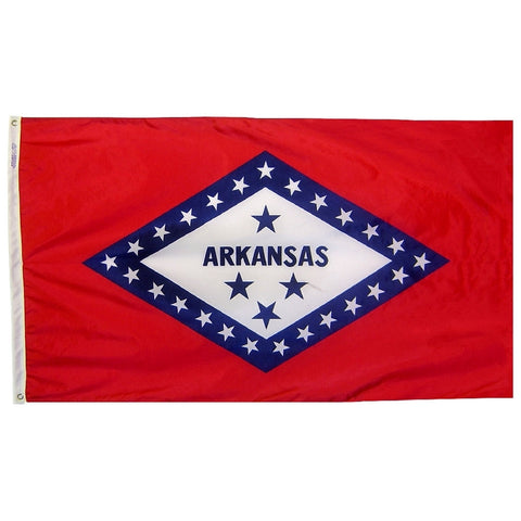 Arkansas State Flags - ColorFastFlags | All the flags you'll ever need! 
