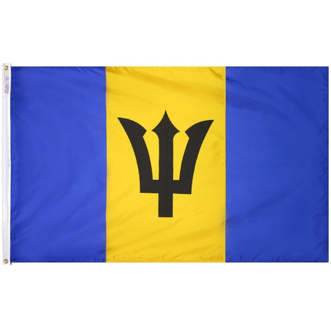 Barbados Flag - ColorFastFlags | All the flags you'll ever need!