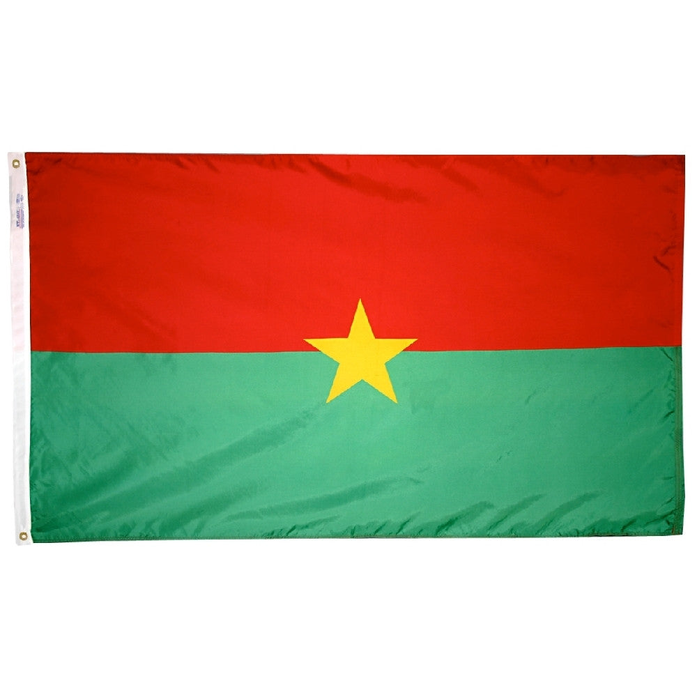 Burkina Faso Flag - ColorFastFlags | All the flags you'll ever need! 
