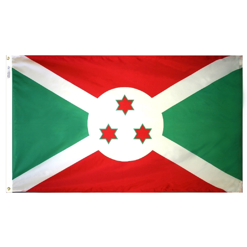 Burundi Flag - ColorFastFlags | All the flags you'll ever need! 
