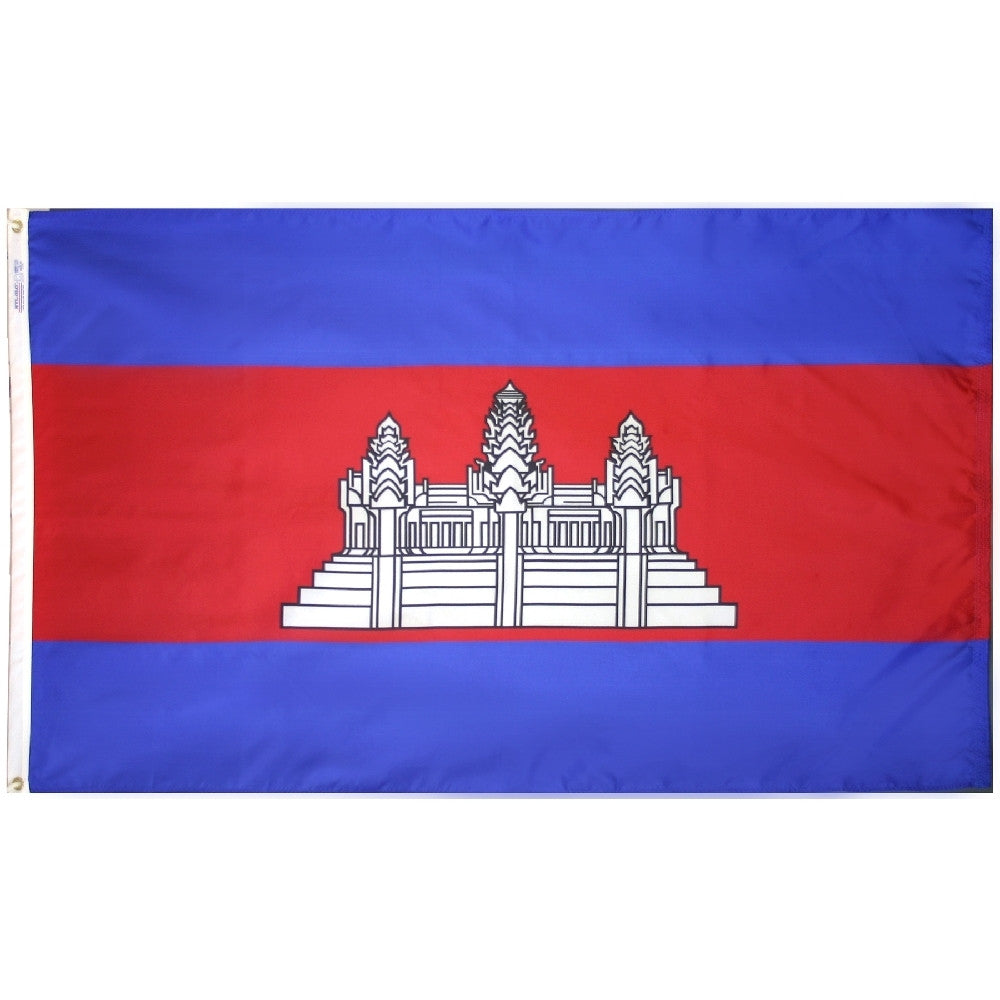 Cambodia Flag - ColorFastFlags | All the flags you'll ever need! 
