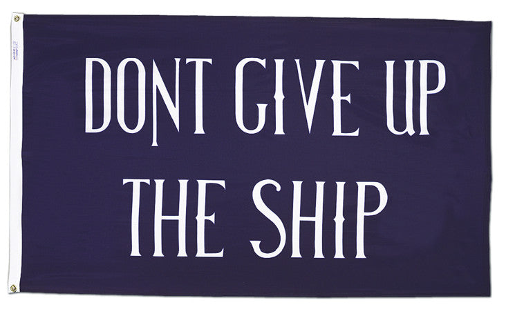 Commodore Perry Don't Give Up The Ship Flag - ColorFastFlags | All the flags you'll ever need!