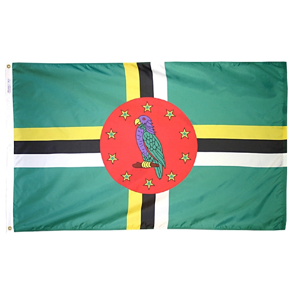 Dominica Flag - ColorFastFlags | All the flags you'll ever need! 
