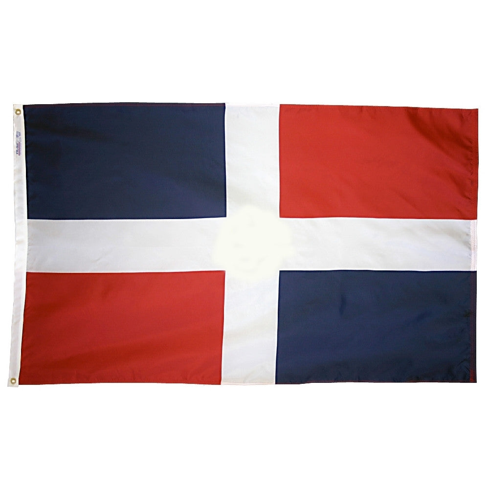 Dominican Republic Courtesy Flag 12" x 18" - ColorFastFlags | All the flags you'll ever need!