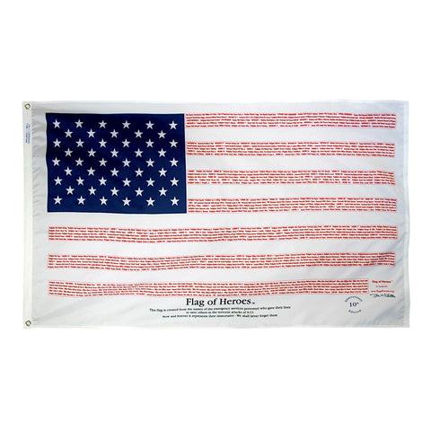 Flag of Heroes: 9/11 Memorial Flag - ColorFastFlags | All the flags you'll ever need! 

