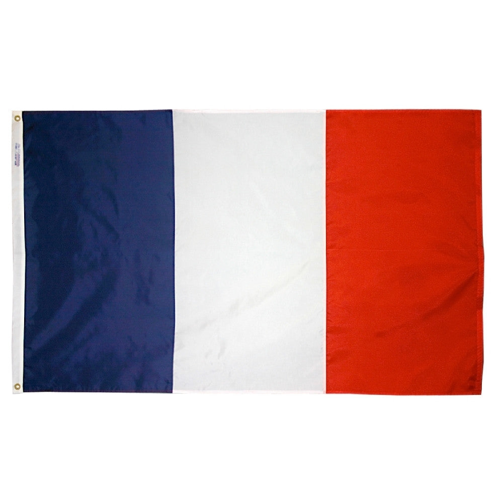 France Courtesy Flag 12" x 18" - ColorFastFlags | All the flags you'll ever need! 
