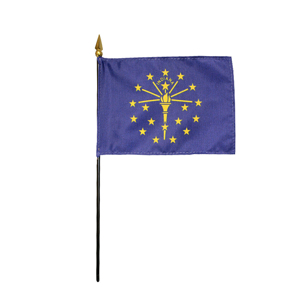 Miniature Flag - Indiana - ColorFastFlags | All the flags you'll ever need!