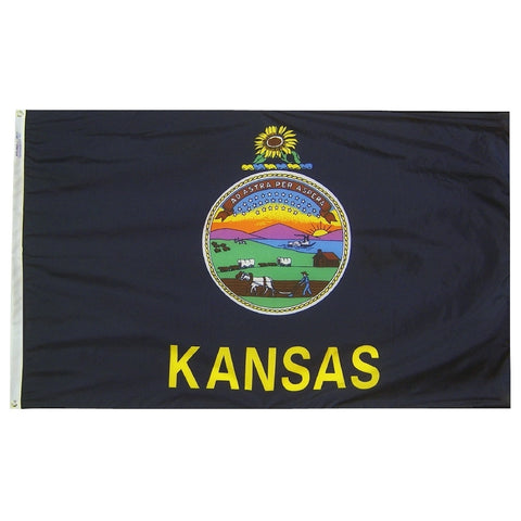 Kansas State Flags - ColorFastFlags | All the flags you'll ever need!
