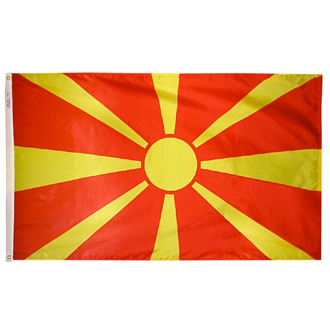 Macedonia Flag - ColorFastFlags | All the flags you'll ever need! 
