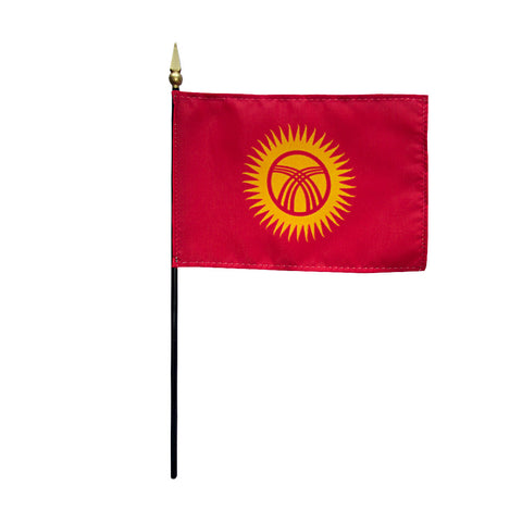 Miniature Kygyzstan Flag - ColorFastFlags | All the flags you'll ever need! 
