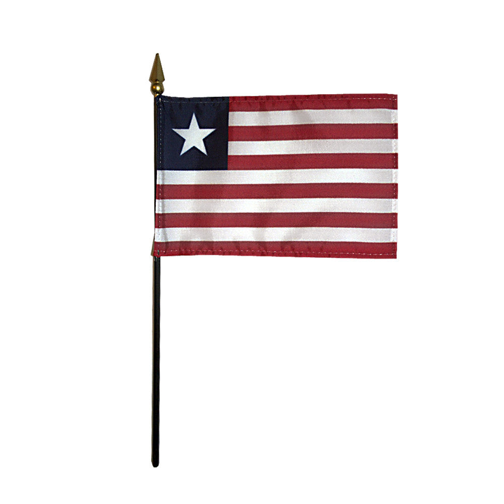 Miniature Liberia Flag - ColorFastFlags | All the flags you'll ever need! 
