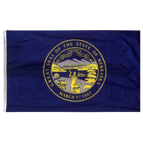Nebraska State Flags - ColorFastFlags | All the flags you'll ever need!
