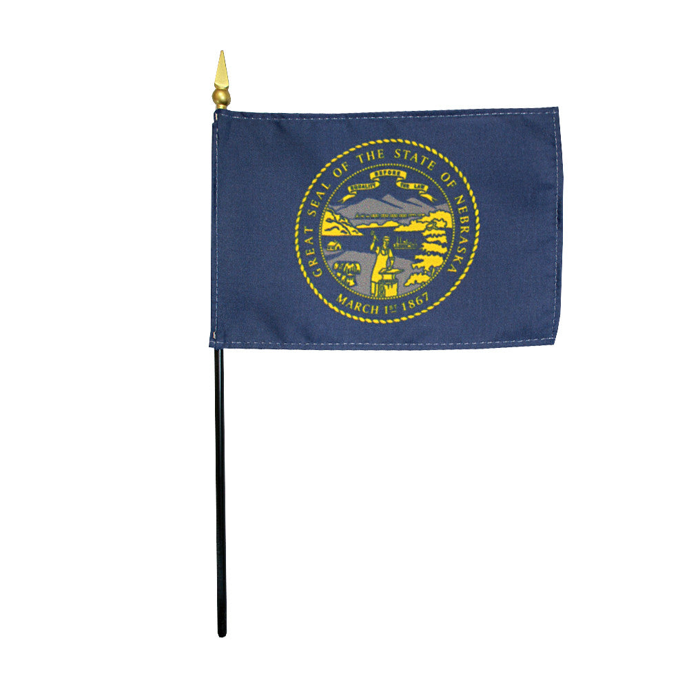 Miniature Flag - Nebraska - ColorFastFlags | All the flags you'll ever need!
