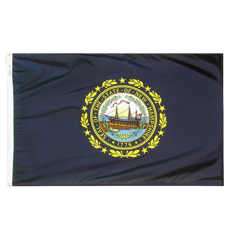 New Hampshire Courtesy Flag 12" x 18" - ColorFastFlags | All the flags you'll ever need!