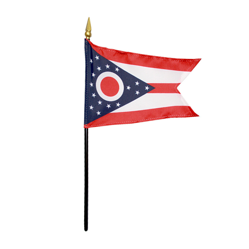 Miniature Flag - Ohio - ColorFastFlags | All the flags you'll ever need! 
