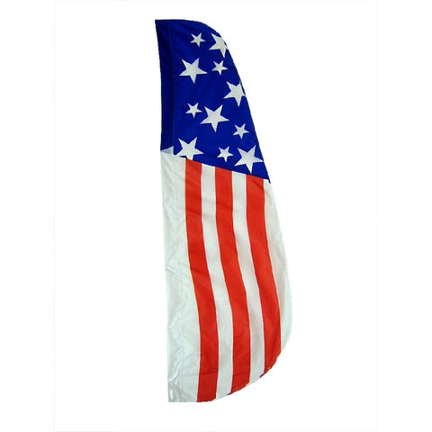 Patriotic Feather Flag 2' x 8' - ColorFastFlags | All the flags you'll ever need! 
 - 2