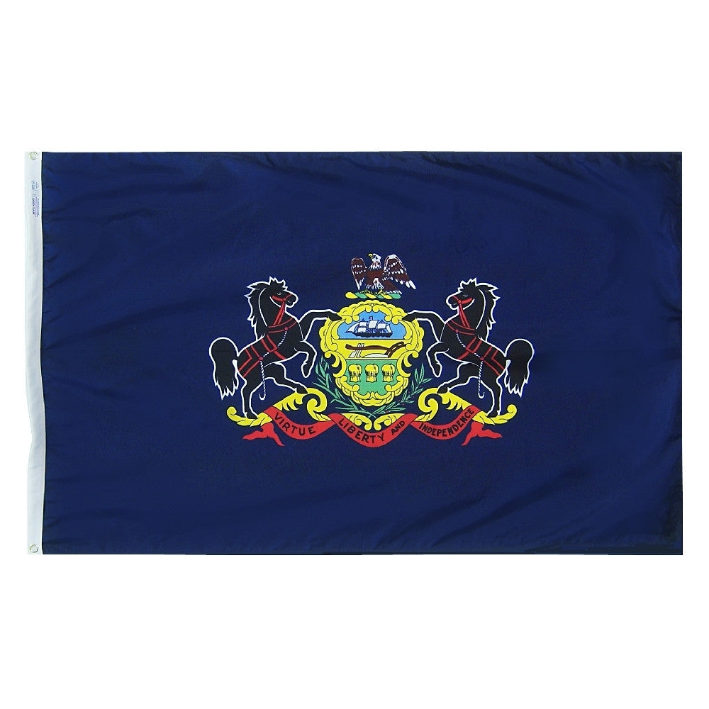 Pennsylvania Courtesy Flag 12" x 18" - ColorFastFlags | All the flags you'll ever need! 

