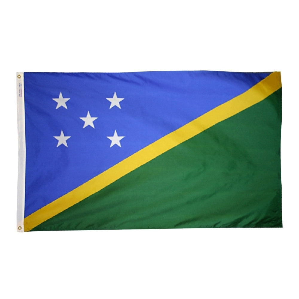 Solomon Islands Courtesy Flag 12" x 18" - ColorFastFlags | All the flags you'll ever need!