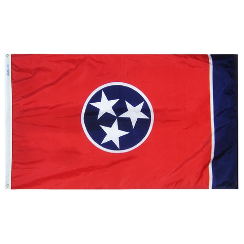 Tennessee Courtesy Flag 12" x 18" - ColorFastFlags | All the flags you'll ever need! 
