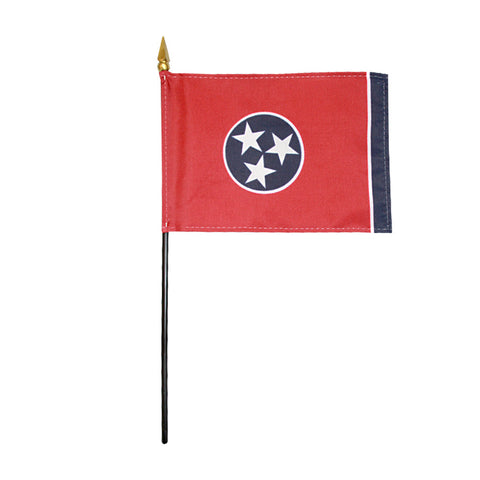 Miniature Flag - Tennessee - ColorFastFlags | All the flags you'll ever need! 
