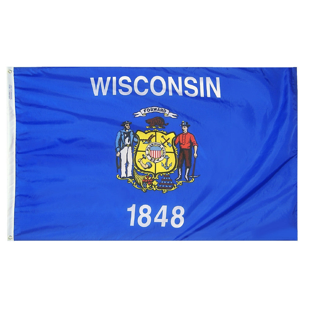 Wisconsin State Flags - ColorFastFlags | All the flags you'll ever need! 
