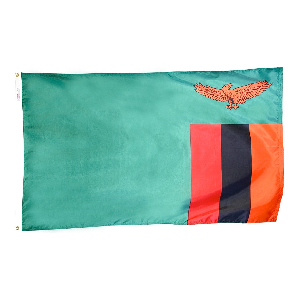 Zambia Flag - ColorFastFlags | All the flags you'll ever need! - 2