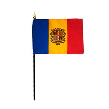 Miniature Andorra Flag