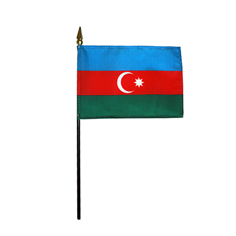 Miniature Azerbaijan Flag