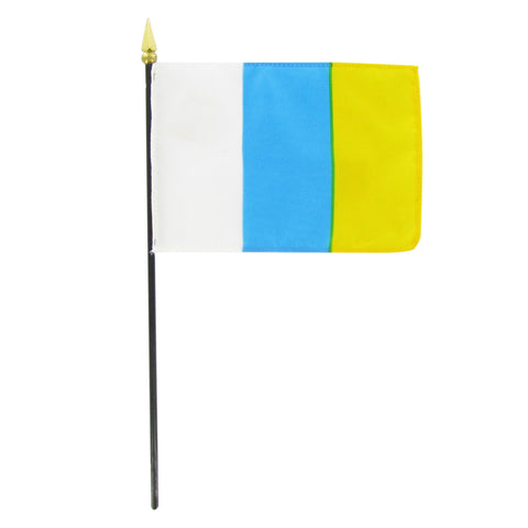 Canary Islands Miniature Flag