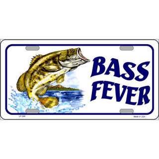 Bass Fever License Plate