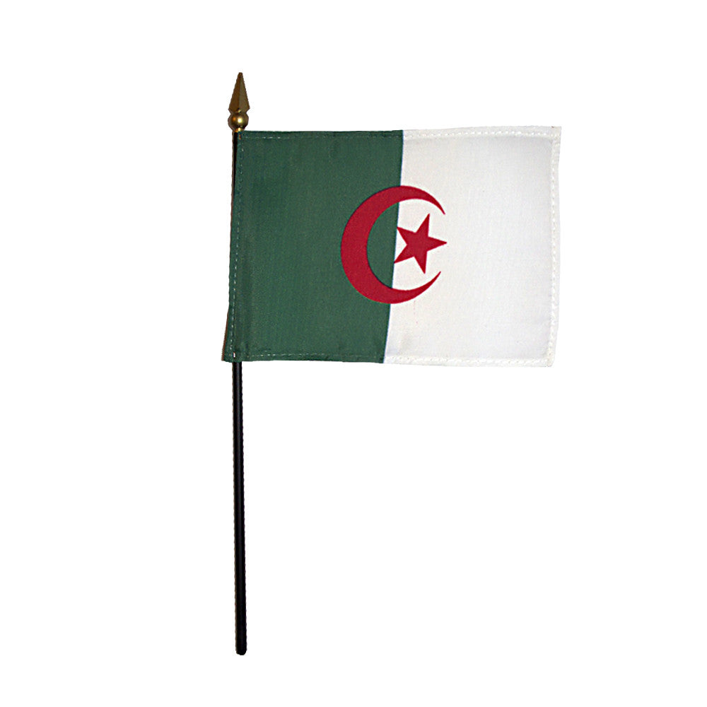 Miniature Algeria Flag - ColorFastFlags | All the flags you'll ever need! 
