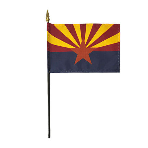 Miniature Flag - Arizona - ColorFastFlags | All the flags you'll ever need! 
