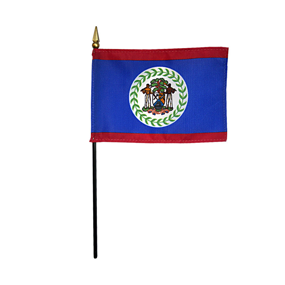 Miniature Belize Flag - ColorFastFlags | All the flags you'll ever need! 
