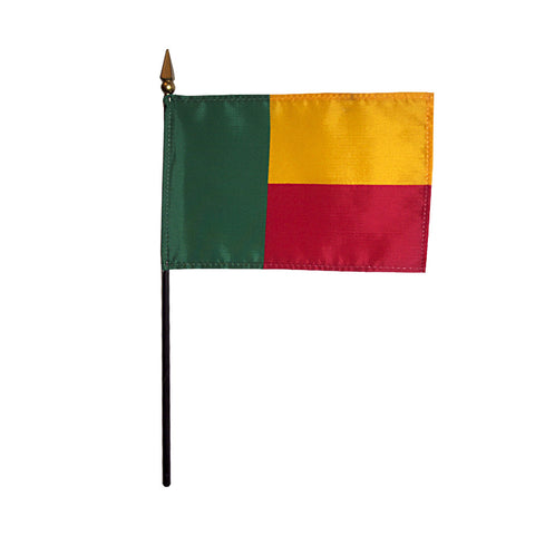 Miniature Benin Flag - ColorFastFlags | All the flags you'll ever need! 
