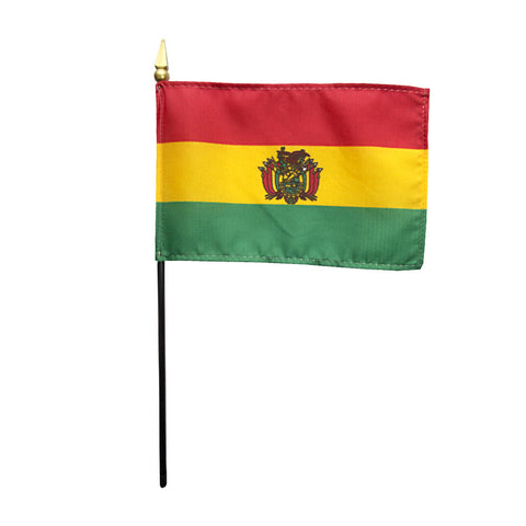 Miniature Bolivia Flag - ColorFastFlags | All the flags you'll ever need! 
