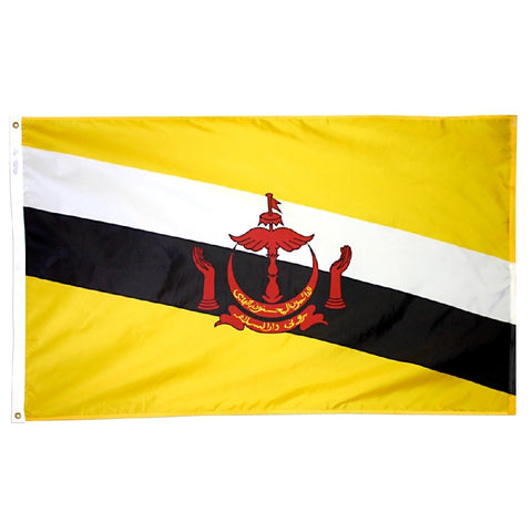 Brunei Flag - ColorFastFlags | All the flags you'll ever need! 
