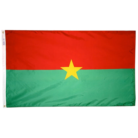 Burkina Faso Flag - ColorFastFlags | All the flags you'll ever need! 
