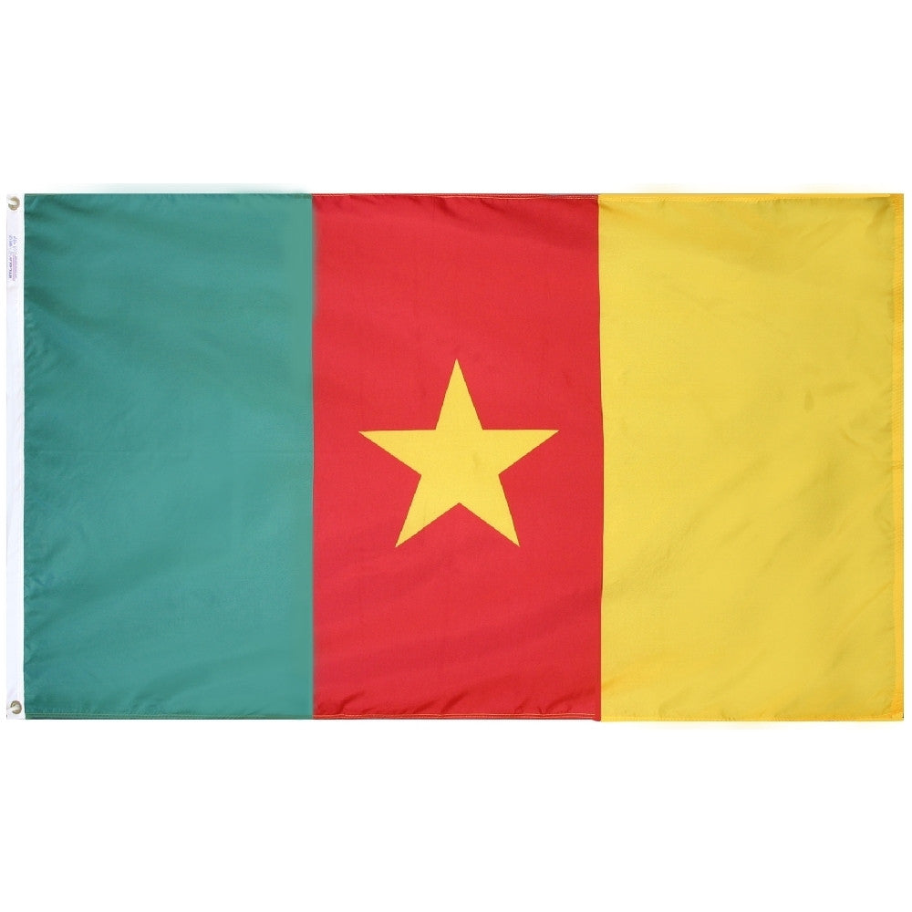 Cameroon Flag - ColorFastFlags | All the flags you'll ever need! 
