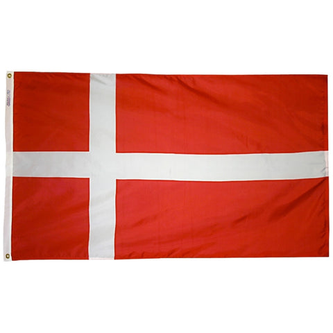 Denmark Flag - ColorFastFlags | All the flags you'll ever need! 
