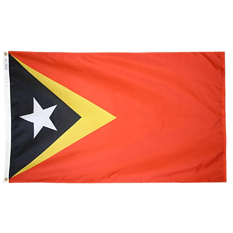 East Timor Flag - ColorFastFlags | All the flags you'll ever need! 
