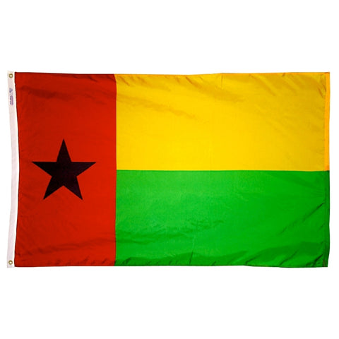 Guinea-Bissau Flag - ColorFastFlags | All the flags you'll ever need! 
