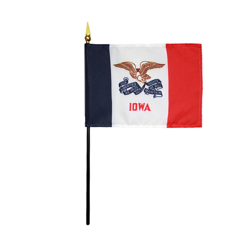 Miniature Flag - Iowa - ColorFastFlags | All the flags you'll ever need! 
