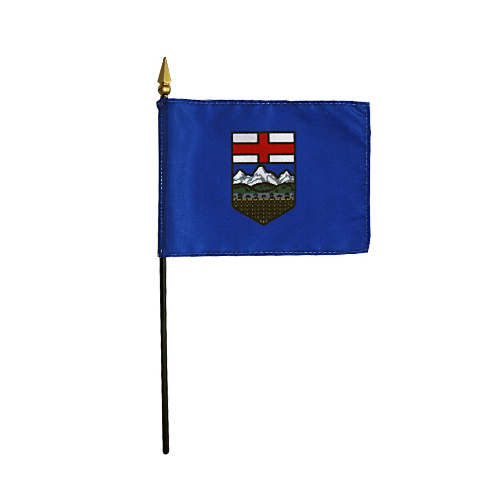 Miniature Alberta Flag - ColorFastFlags | All the flags you'll ever need! 
