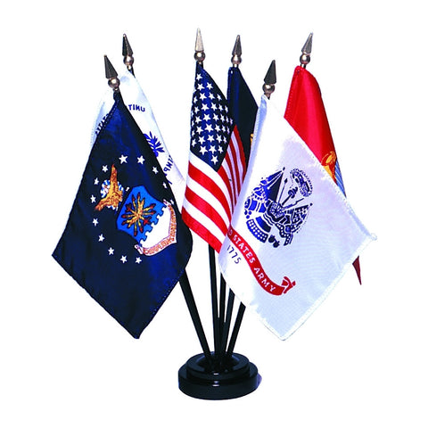 Miniature Armed Forces Flag Set - ColorFastFlags | All the flags you'll ever need! 
