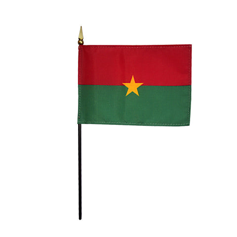 Miniature Burkina Faso Flag - ColorFastFlags | All the flags you'll ever need! 

