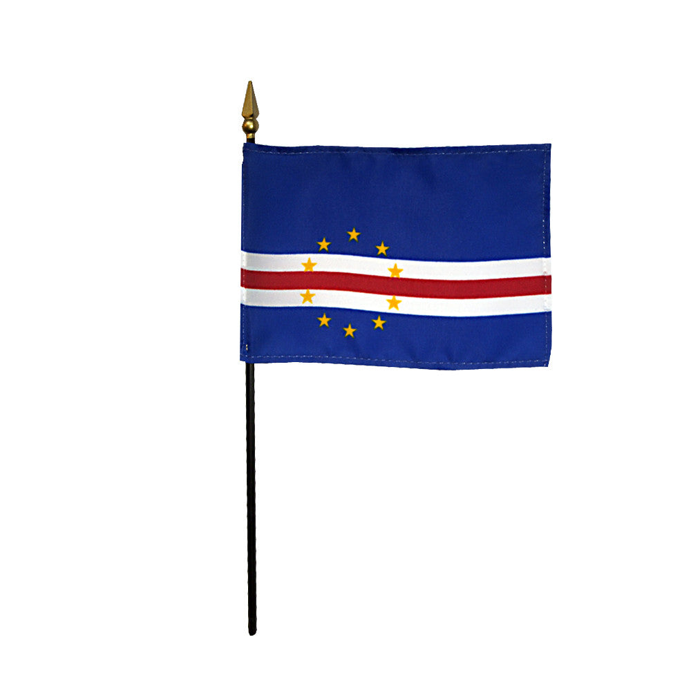 Miniature Cape Verde Flag - ColorFastFlags | All the flags you'll ever need! 

