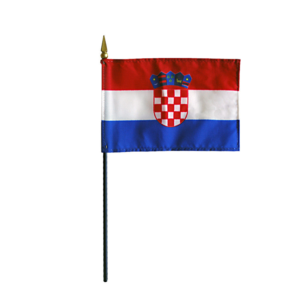 Miniature Croatia Flag - ColorFastFlags | All the flags you'll ever need! 
