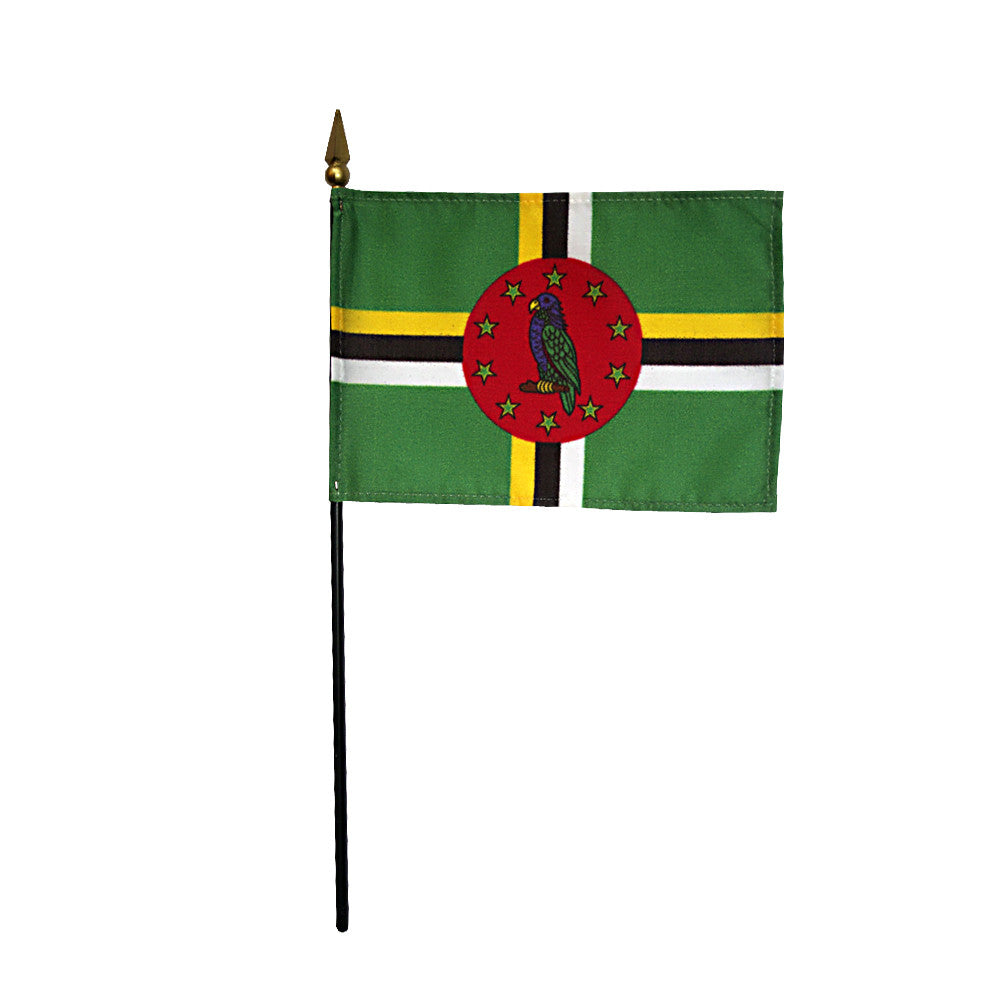 Miniature Dominica Flag - ColorFastFlags | All the flags you'll ever need! 

