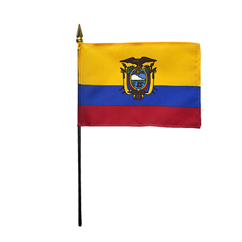Miniature Ecuador Flag - ColorFastFlags | All the flags you'll ever need! 
