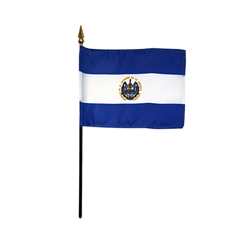 Miniature El Salvador Flag - ColorFastFlags | All the flags you'll ever need! 
